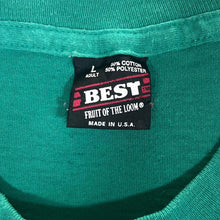 Load image into Gallery viewer, Vintage 90&#39;s FOTL BEST Company Logo Graphic Teal Single Stitch T-Shirt
