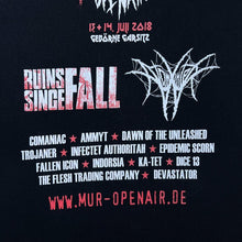 Load image into Gallery viewer, Metal Underground Resistance Open Air Festival 2018 Heavy Metal Music Band T-Shirt
