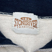 Load image into Gallery viewer, Vintage 90&#39;s STONERIVER TRADITION Embroidered Spellout 1/4 Zip Pullover  Sweatshirt
