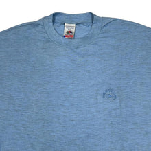 Load image into Gallery viewer, Vintage 90’s Fruit Of The Loom Embroidered Mini Logo Short Sleeve Blue T-Shirt
