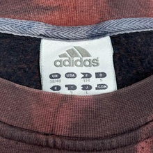 Load image into Gallery viewer, Early 00&#39;s ADIDAS Three Stripe Classic Embroidered Mini Logo Tie Dye Crewneck Sweatshirt
