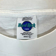 Load image into Gallery viewer, Vintage 90's HARD ROCK CAFE "New Orleans" Souvenir Logo Spellout Graphic White T-Shirt
