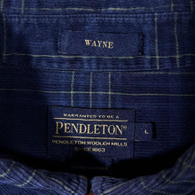 Load image into Gallery viewer, Pendleton "Wayne" Plaid Check Corduroy Cord Long Sleeve Button-Down Shirt
