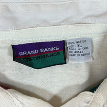Load image into Gallery viewer, Vintage 90’s GRAND BANKS PERFORMANCE Colour Block Collared Sweatshirt
