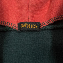 Load image into Gallery viewer, Vintage 90&#39;s OH NICE Colour Block Button Shawl Neck Sweatshirt
