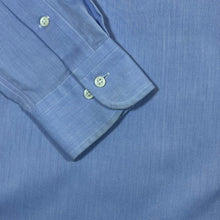 Load image into Gallery viewer, Lauren Ralph Lauren &quot;Fitted Non Iron&quot; Classic Blue Long Sleeve Cotton Shirt
