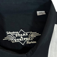 Load image into Gallery viewer, Vintage Stars &amp; Stripes Cowboy Western Colour Block Popper Long Sleeve Shirt
