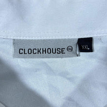 Load image into Gallery viewer, Early 00's Clockhouse C&amp;A Goth Y2K Tribal Motif White Black Polyester Shirt
