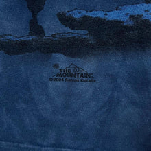 Load image into Gallery viewer, Vintage The Mountain (2004) Gothic Fantasy Dragon Graphic Blue Tie Dye T-Shirt
