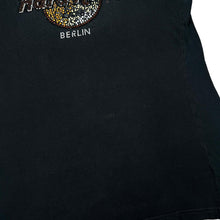 Load image into Gallery viewer, HARD ROCK CAFE &quot;Berlin&quot; Diamante Souvenir Logo Spellout Graphic T-Shirt
