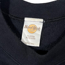 Load image into Gallery viewer, Vintage Hard Rock Cafe &quot;London&quot; Classic Souvenir Logo Graphic Black Sweatshirt
