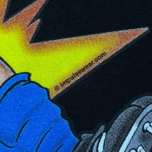 Load image into Gallery viewer, Soccer Freak Impulse Wear Football Monster Cartoon Graphic Black T-Shirt
