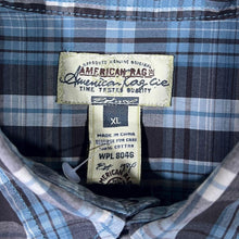 Load image into Gallery viewer, American Rag Western Style Plaid Check Popper Long Sleeve Cotton Shirt
