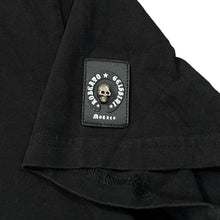 Load image into Gallery viewer, ROBERTO GEISSIN COUTURE Gothic Y2K Style Spellout Graphic V-Neck T-Shirt
