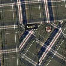 Load image into Gallery viewer, Lee Classic Green Plaid Check Long Sleeve Cotton Shirt
