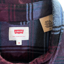 Load image into Gallery viewer, LEVI&#39;S Classic Multi Plaid Check Long Sleeve Button-Up Flannel Shirt
