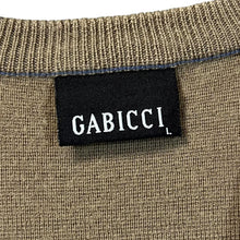 Load image into Gallery viewer, Vintage 90&#39;s GABICCI Grandad Patterned V-Neck Acrylic Wool Knit Sweater Jumper
