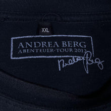 Load image into Gallery viewer, Andrea Berg "Abenteuer-Tour 2012" Schlager Pop Music Band Black T-Shirt
