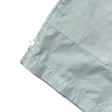 Load image into Gallery viewer, Vintage 90&#39;s NIKE Embroidered Mini Logo Pale Grey Blue Polyester Shorts
