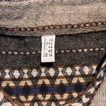 Load image into Gallery viewer, Vintage Aztec Crazy Abstract Patterned Cotton Sleeveless Flannel Shirt
