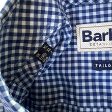 Load image into Gallery viewer, Barbour &quot;Tailored Fit&quot; Blue Mix Check Long Sleeve Cotton Button-Up Shirt
