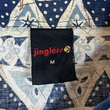 Load image into Gallery viewer, Vintage Jinglers C&amp;A Crazy Abstract Patterned Western Popper Long Sleeve Shirt
