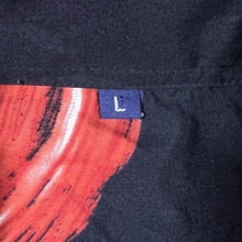 Load image into Gallery viewer, Early 00's Anime Manga Y2K Samurai Graphic Black Short Sleeve Shirt
