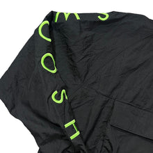 Load image into Gallery viewer, NIKE &quot;Swoosh&quot; Embroidered Logo Spellout 1/2 Zip Pullover Hooded Windbreaker Track Jacket
