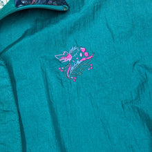 Load image into Gallery viewer, Vintage 90’s GEMINI SPORT Floral Patterned Collar Fleece Lined Windbreaker Ski Jacket
