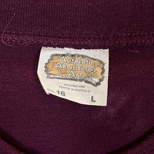Load image into Gallery viewer, Vintage BALANCE OF NATURE Aboriginal Art Souvenir Graphic Maroon T-Shirt
