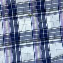 Load image into Gallery viewer, LACOSTE Classic Mini Pocket Logo Plaid Check Short Sleeve Cotton Shirt
