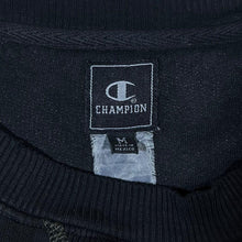 Load image into Gallery viewer, Early 00&#39;s Champion Embroidered Mini Logo Black Crewneck Sweatshirt
