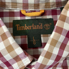 Load image into Gallery viewer, Vintage TIMBERLAND Classic Mini Pocket Logo Plaid Check Long Sleeve Button-Up Cotton Shirt
