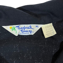 Load image into Gallery viewer, Vintage 80's TROPICAL BREEZE California Hawaiian Floral Patterned Rayon Open Collar Shirt
