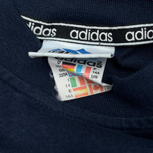 Load image into Gallery viewer, Vintage ADIDAS Three Stripe Embroidered Mini Logo Spellout Short Sleeve T-Shirt
