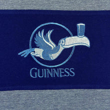 Load image into Gallery viewer, GUINNESS Embroidered Toucan Logo Spellout Colour Block Short Sleeve Cotton T-Shirt
