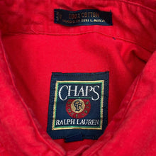 Load image into Gallery viewer, Vintage 90’s CHAPS RALPH LAUREN Embroidered Crest Logo Button-Up Cotton Shirt
