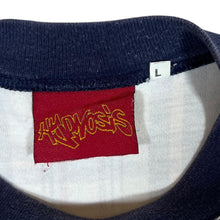 Load image into Gallery viewer, Early 00&#39;s Hypnosis &quot;Slammin&quot; Embroidered Basketball Hip Hop Y2K Plaid Check T-Shirt
