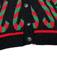 Load image into Gallery viewer, Vintage 90’s CABIN CREEK Made In USA Christmas Holiday Festive Patterned Acrylic Knit Cardigan
