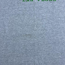 Load image into Gallery viewer, Vintage Alstyle &quot;Las Vegas&quot; Embroidered Spellout Souvenir Grey T-Shirt

