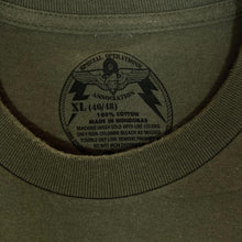 Load image into Gallery viewer, NAVY SEALS Logo Spellout Khaki Green Military Army Graphic T-Shirt
