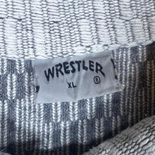 Load image into Gallery viewer, Vintage 90&#39;s WRESTLER Towelling Style Button Thick Long Sleeve Polo Shirt
