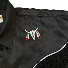 Load image into Gallery viewer, Vintage Hundertmark Cowboy Western Tasselled Viscose Blend Popper Long Sleeve Shirt
