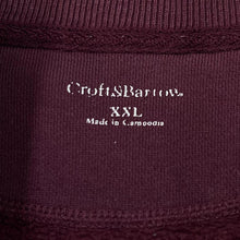 Load image into Gallery viewer, Croft &amp; Barrow WORLD’S BEST GRANDPA Tartan Check Embroidered Novelty Crewneck Sweatshirt
