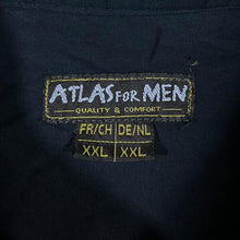 Load image into Gallery viewer, Atlas For Men Cowboy Western Black Long Sleeve Cotton Shirt
