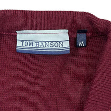 Load image into Gallery viewer, Vintage TOM HANSON Grandad Patterned Acrylic Knit V-Neck Sweater Jumper
