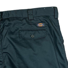 Load image into Gallery viewer, DICKIES Classic Dark Green Worker Skater Straight Leg Check Lined Trousers
