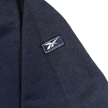 Load image into Gallery viewer, Early 00&#39;s REEBOK ESSENTIALS Classic Embroidered Mini Logo Navy Blue Pullover Hoodie
