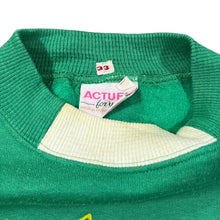 Load image into Gallery viewer, Vintage 90&#39;s ACTUEL &quot;Cocktail Fruits&quot; Tropical Spellout Graphic Colour Block Sweatshirt
