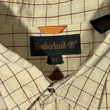 Load image into Gallery viewer, Vintage Timberland Yellow Red Check Cotton Short Sleeve Shirt
